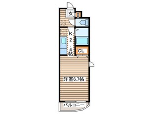 シティクレヴァライフの物件間取画像